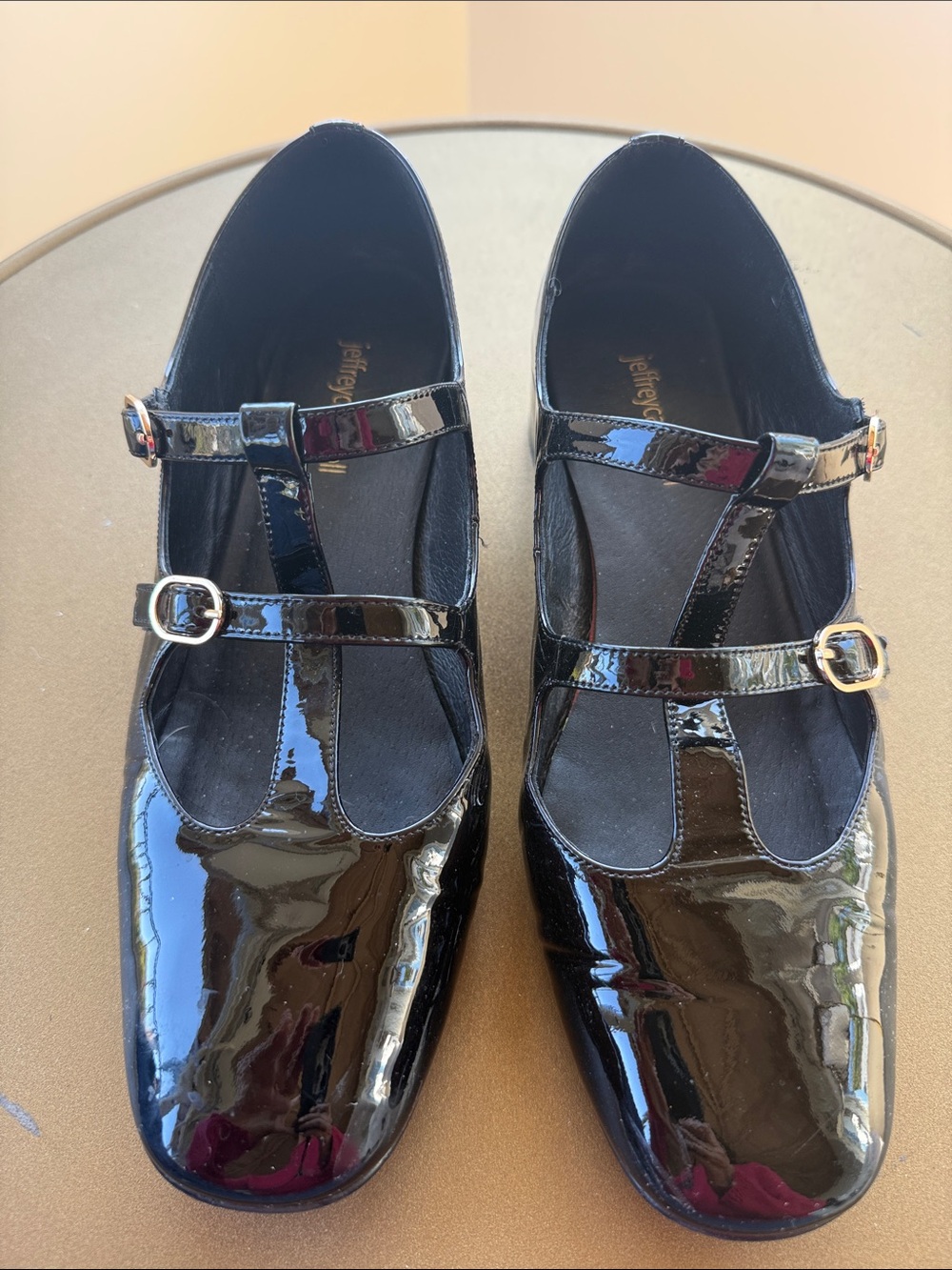 Jeffrey Campbell Patent Leather T-strap